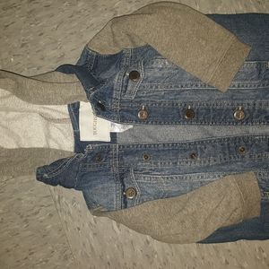 Jean jacket hoodie toughskins